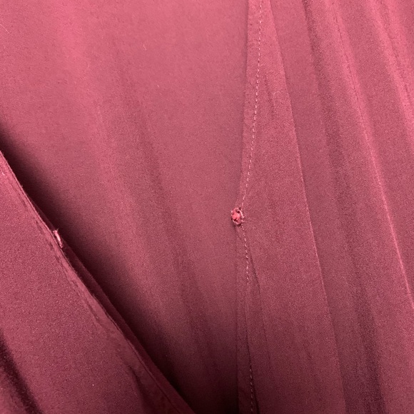 Maroon Loose/Free-fitting Romper - Picture 9 of 15